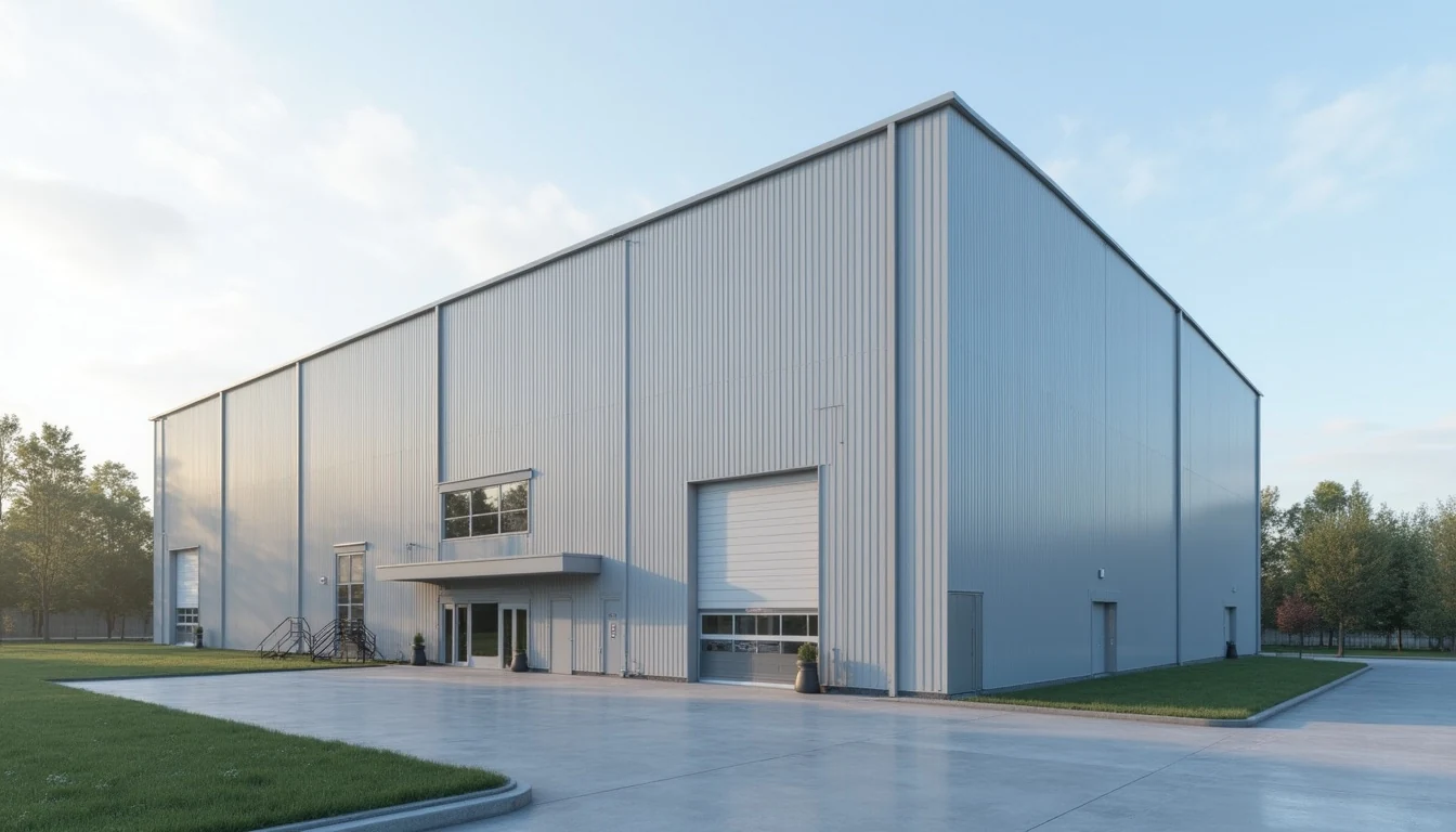 Endüstriyel soğutma sistemleri soğuk hava deposu dış cephe