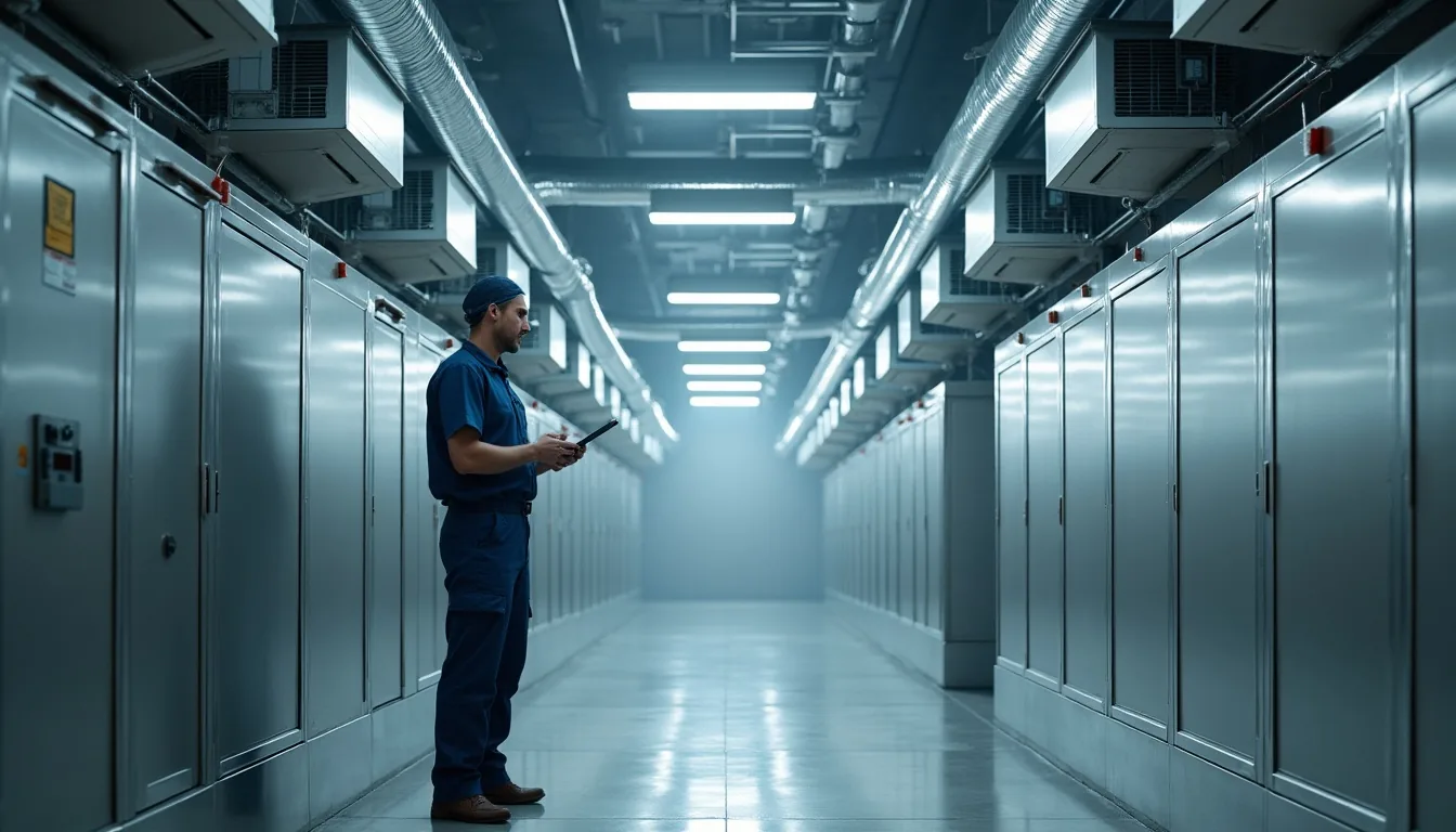 Soğuk hava deposu evaporatör ünitesi bakım kontrolü